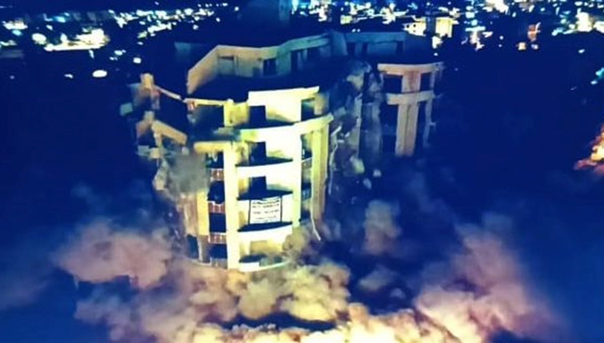 Gaziantep'te dinamitle patlatılan bina yıkılmadı